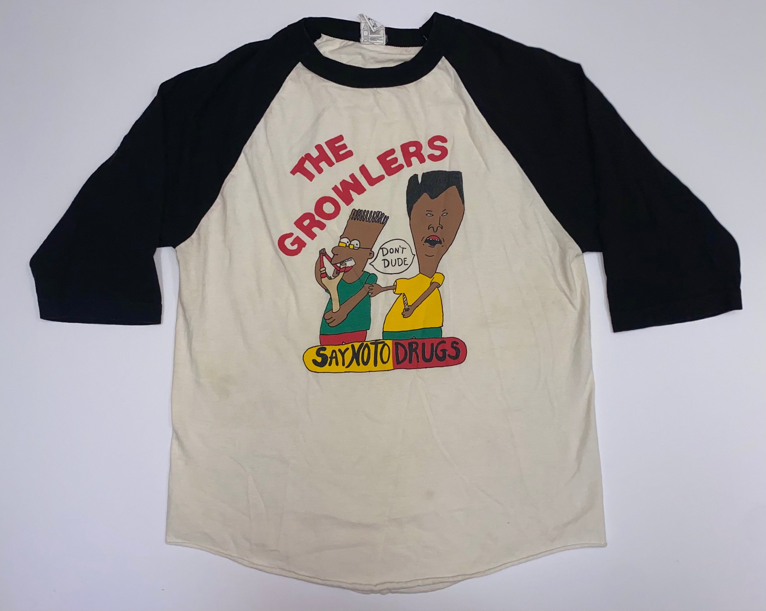 The Growlers Say No to Drugs Raglan T Shirt Etsy India