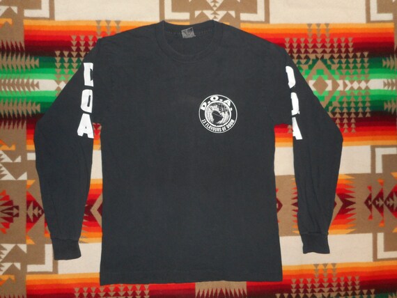 D.O.A. 13 Flavors Of Doom Long Sleeve T Shirt Sz M