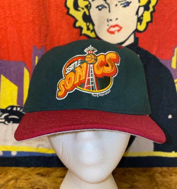 Seattle Sonics Wool New Era Hat 7 1/2 