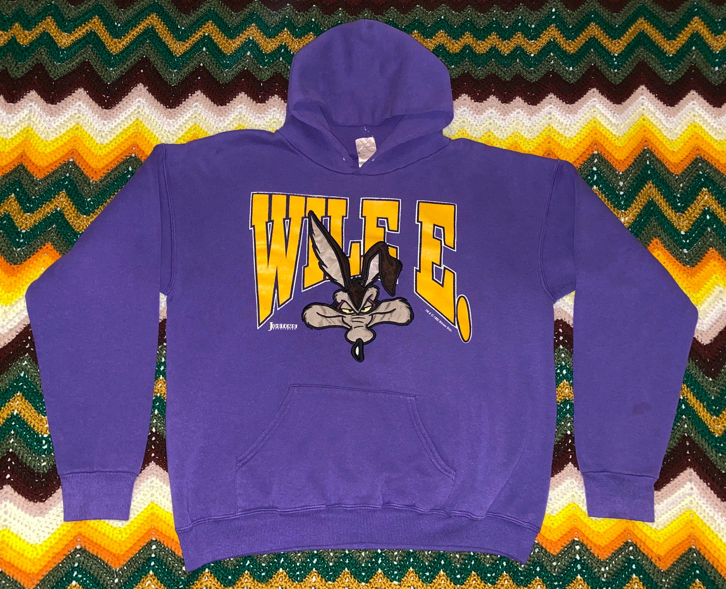 Wile E. Coyote Looney Tunes Hoodie Sweatshirt - Etsy