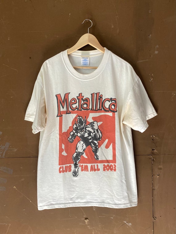 Vintage Metallica Fan Club T Shirt 2003
