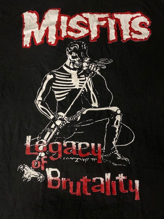 Vintage Misfits Legacy Of Brutality T Shirt Samha… - image 2