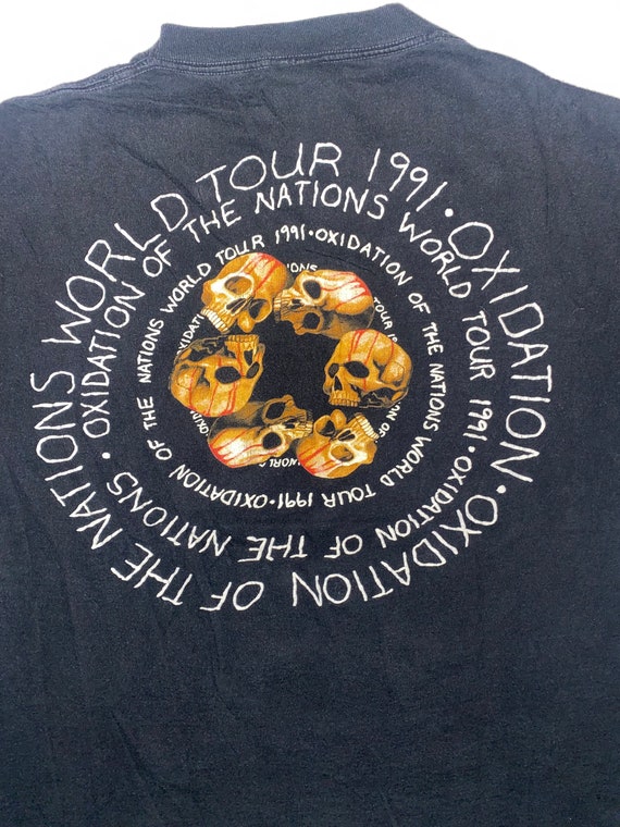 Vintage Megadeth 1991 Concert T Shirt thrash meta… - image 4