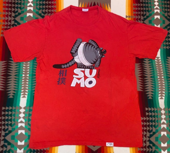 70s Kilban Cat Sumo Double Sided T 