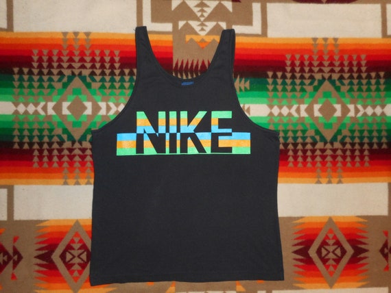 Nike Blue Tag Tank Top Size Small RARE