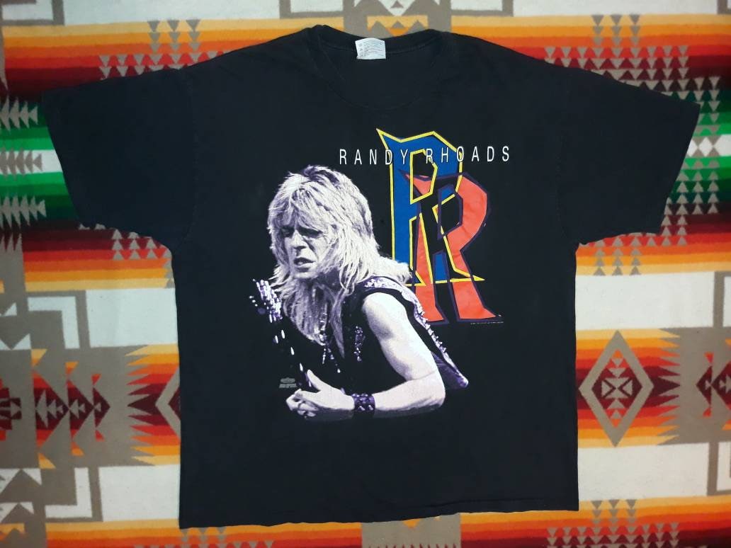 Randy Rhoads T-shirt Sz XL Ozzy Osbourne Quiet Riot Heavy - Etsy