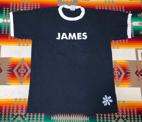 James Ringer T Shirt Sz L Britpop Blur 