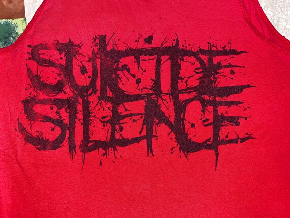 Vintage Suicide Silence Tank Top Shirt Deathcore … - image 3