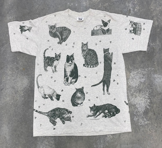 Rel.e.vant All Over Print Cat T Shirt - image 2