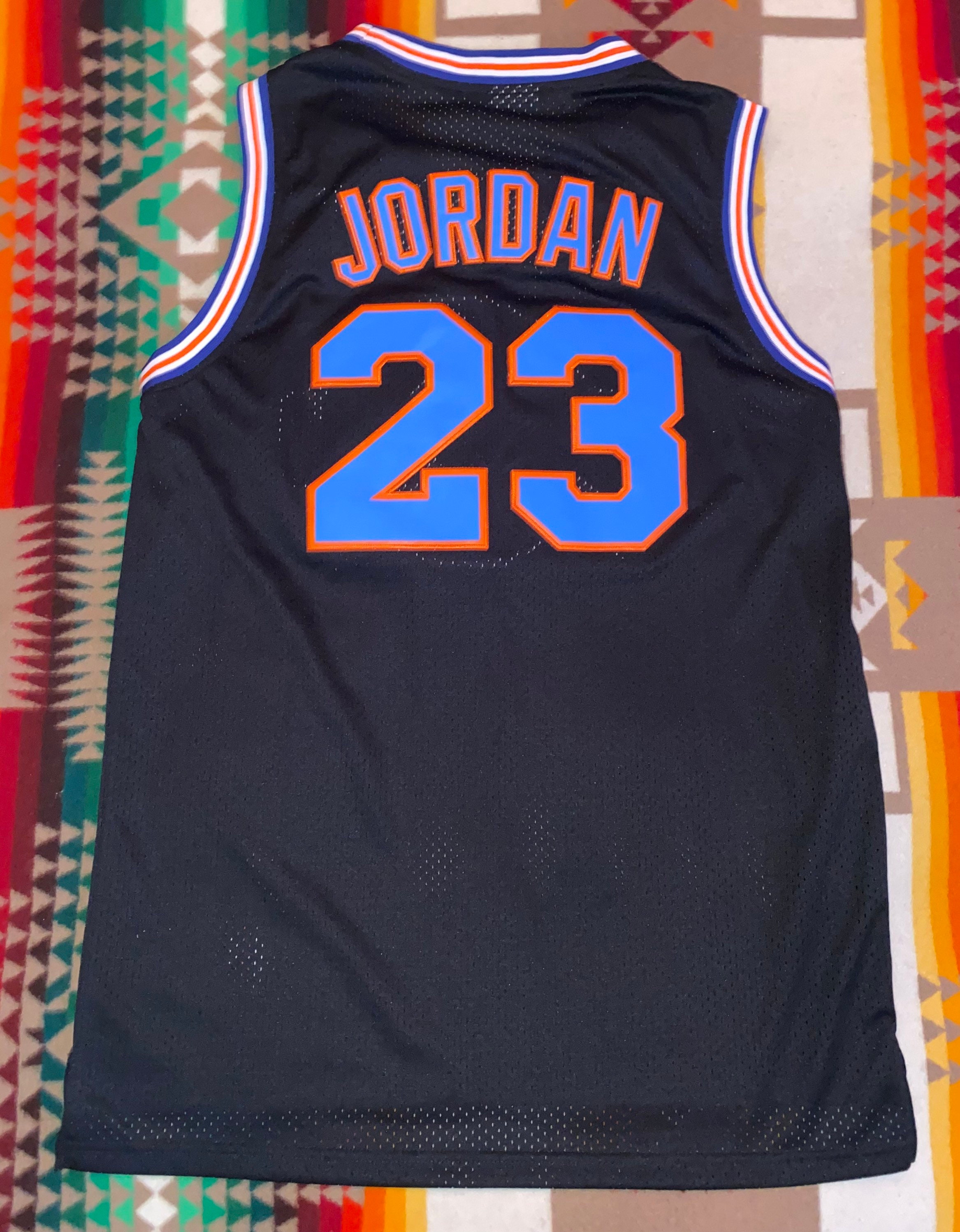 Vintage Champion Space Jam Tune Squad Michael Jordan #23 White Jersey  Men's Sz M