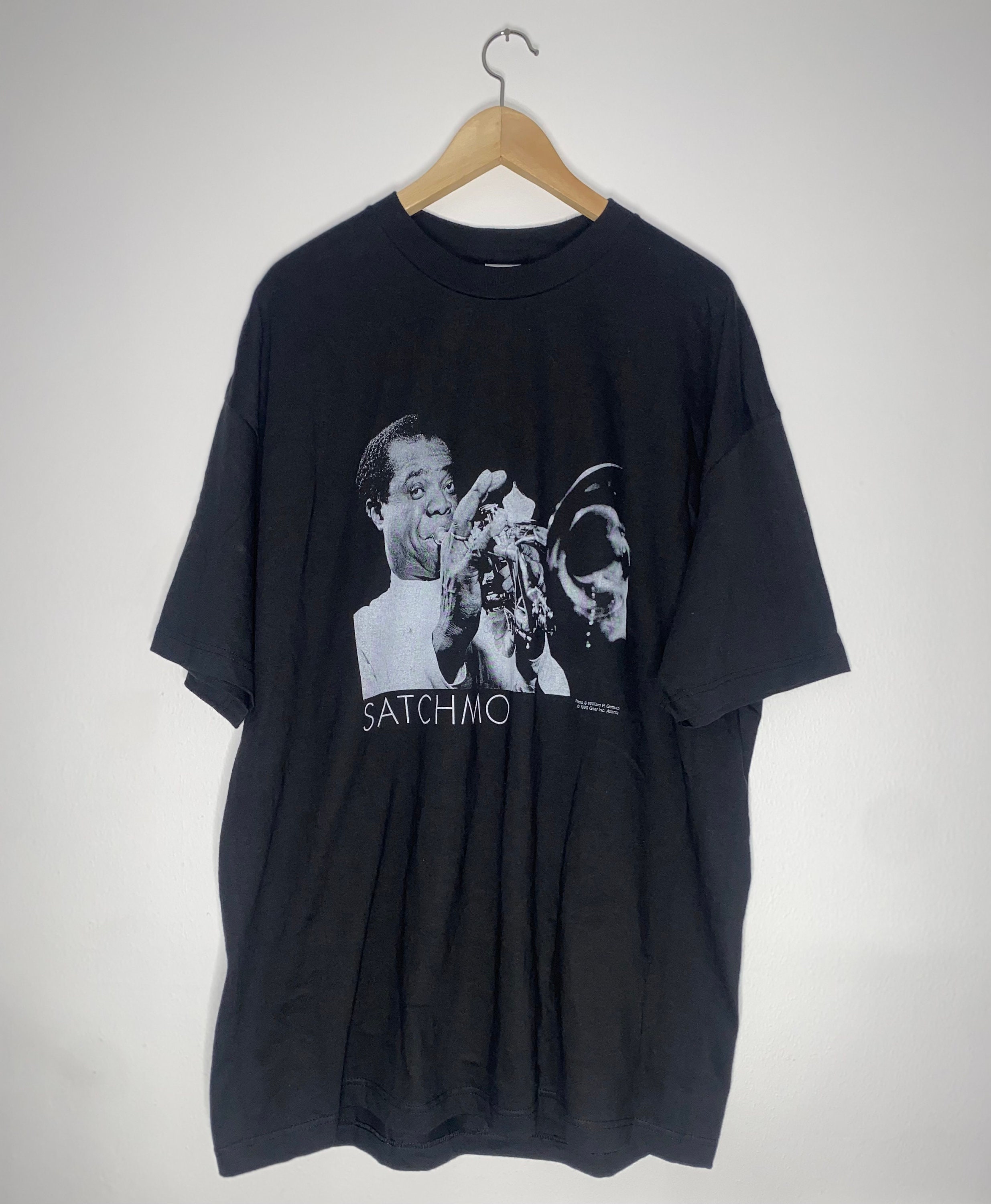 Vintage Satchmo Louis Armstrong Jazz T Shirt Deadstock