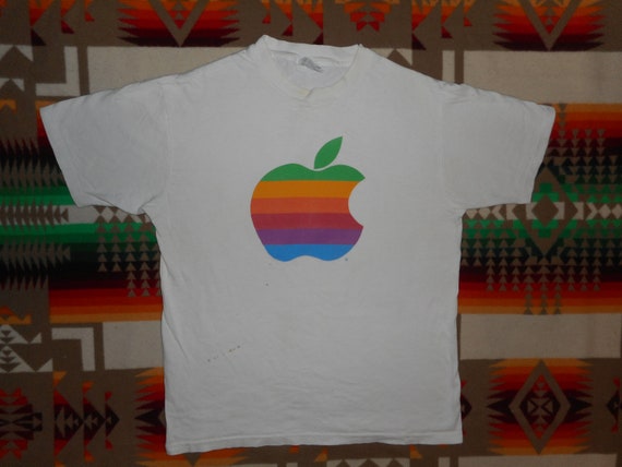 80s Apple T shirt Sz M