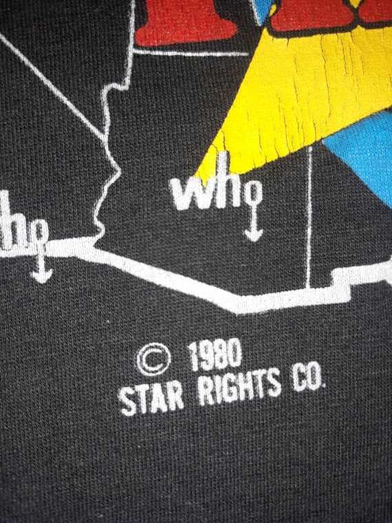 Vintage The Who T Shirt 1980 - image 3