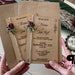 Wood Wedding Invitation Set - Wooden Invitations - Burgundy Invitation, Floral Knotted 