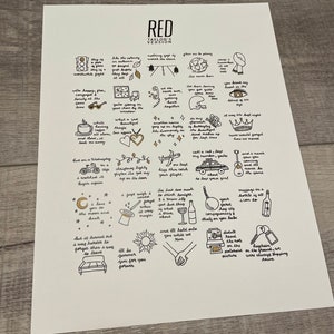 Impresión de la carátula del álbum RED (TV)