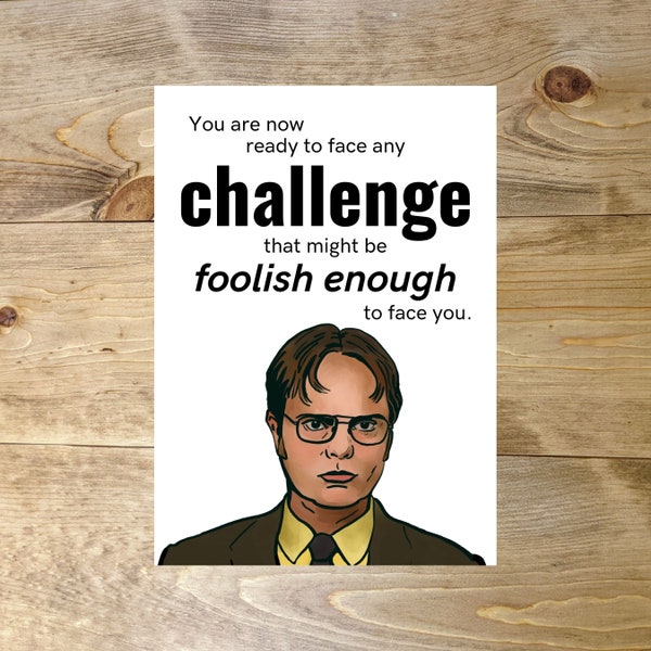 Dwight Challenge Graduation Greeting Card