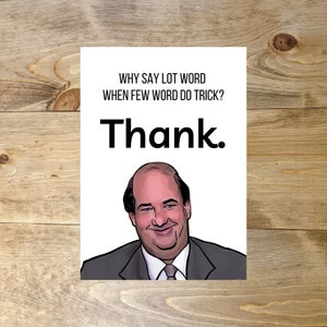 Kevin Thank You Greeting Card