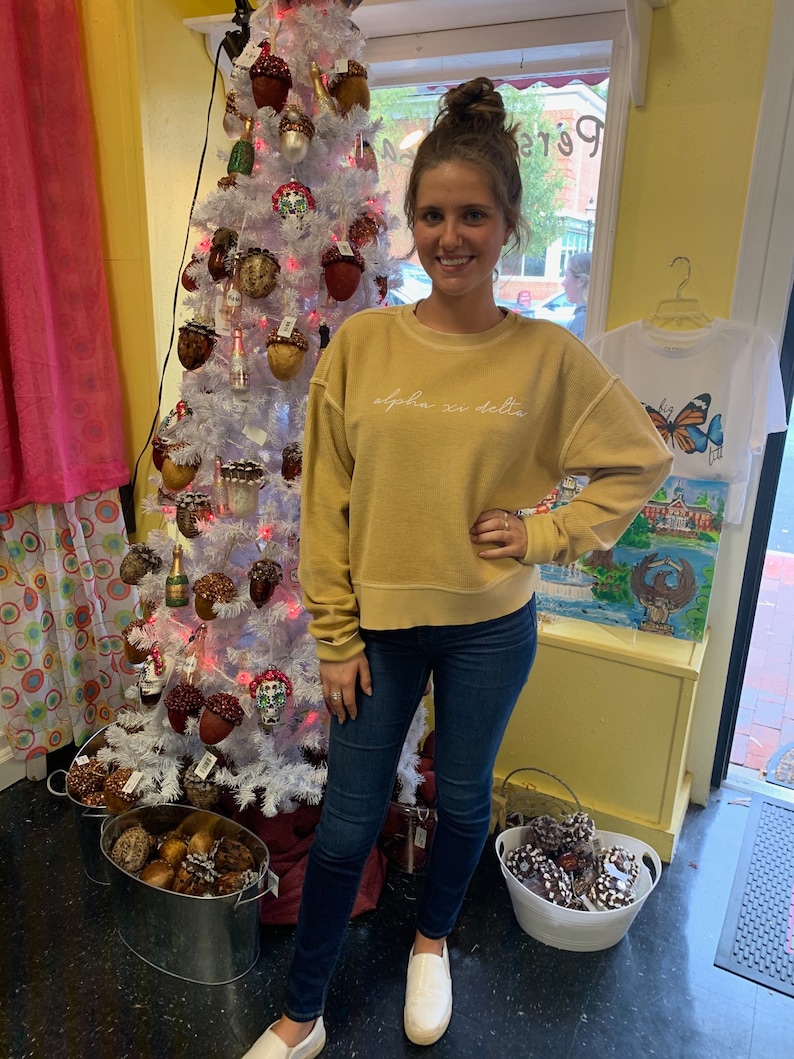 ORDER BY 1217 for Christmas Delivery Simple Script Sorority Corded Crew