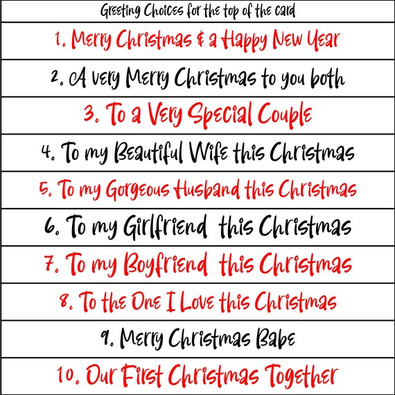 Personalised Christmas Card 3d Reindeer Girlfriend Etsy
