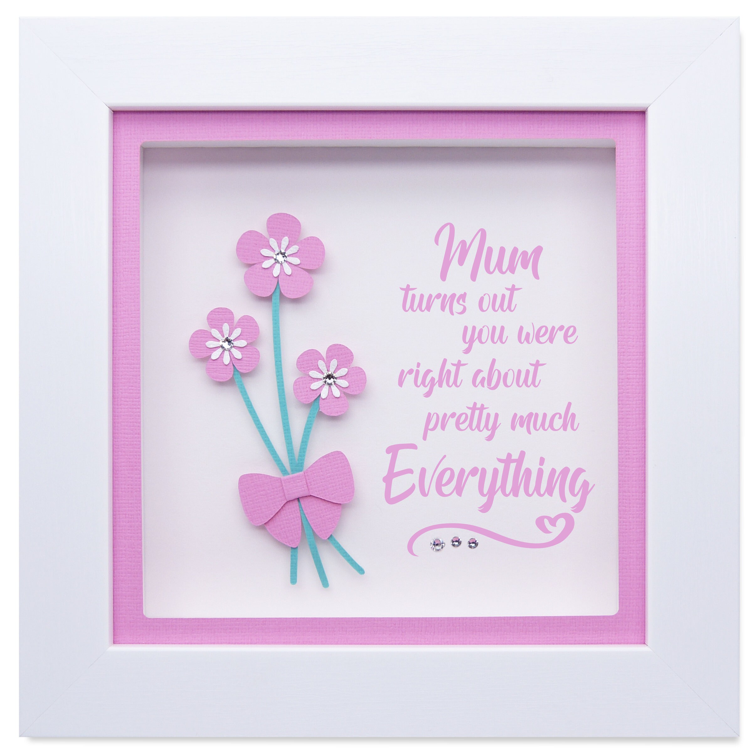 Mum Quote Frame 18 Quote Choices Framed Mum Quote Mum Etsy