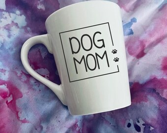 Dog mom coffee mug, dog mom gifts, dog lover gift for women, personalized gift for dog lovers, dog lover gift, Mothers day gifts for dog mom