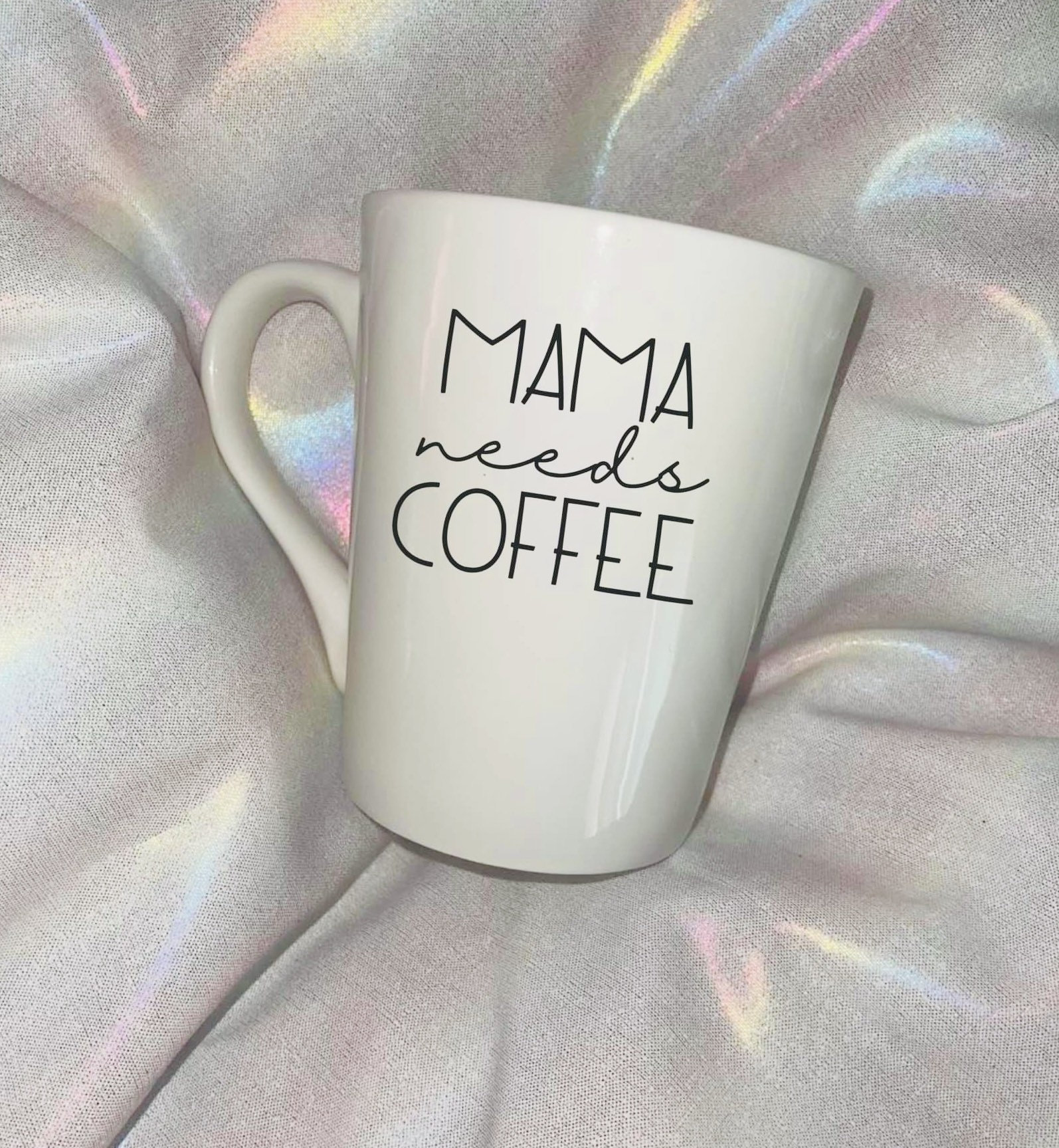 Mama Needs Coffee Shirt Large / Hot Pink