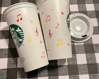Music teacher Starbucks cup, music teacher gift, personalized teacher appreciation gift, music teacher cup, music teacher appreciation,