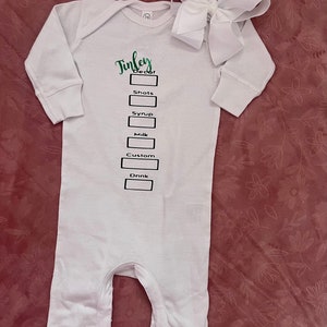 Starbucks baby halloween costume, Starbucks, latte baby halloween costume, Starbucks outfit, Starbucks bow, baby’s 1st halloween