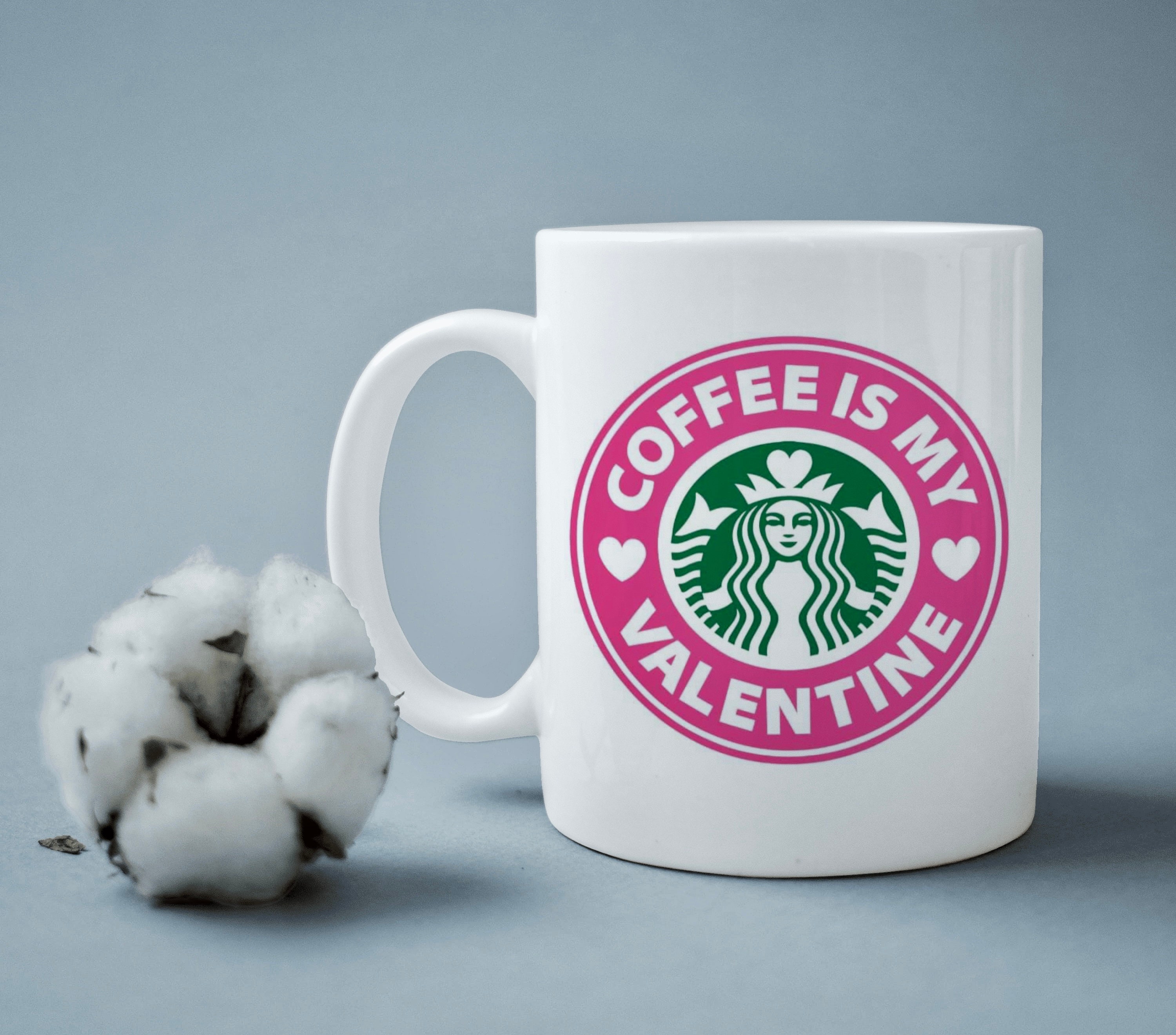 Coffee is My Valentine Starbucks Coffee Cup Valentines Gift - Etsy