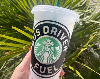 School Bus Driver Starbucks cup, personalized Starbucks cup, school bus driver gift, school bus driver Tumbler, christmas gift for teacher