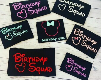 Disney inspired Birthday Squad - birthday, family birthdays, Disneyland, magical birthdays, kids birthday, kids