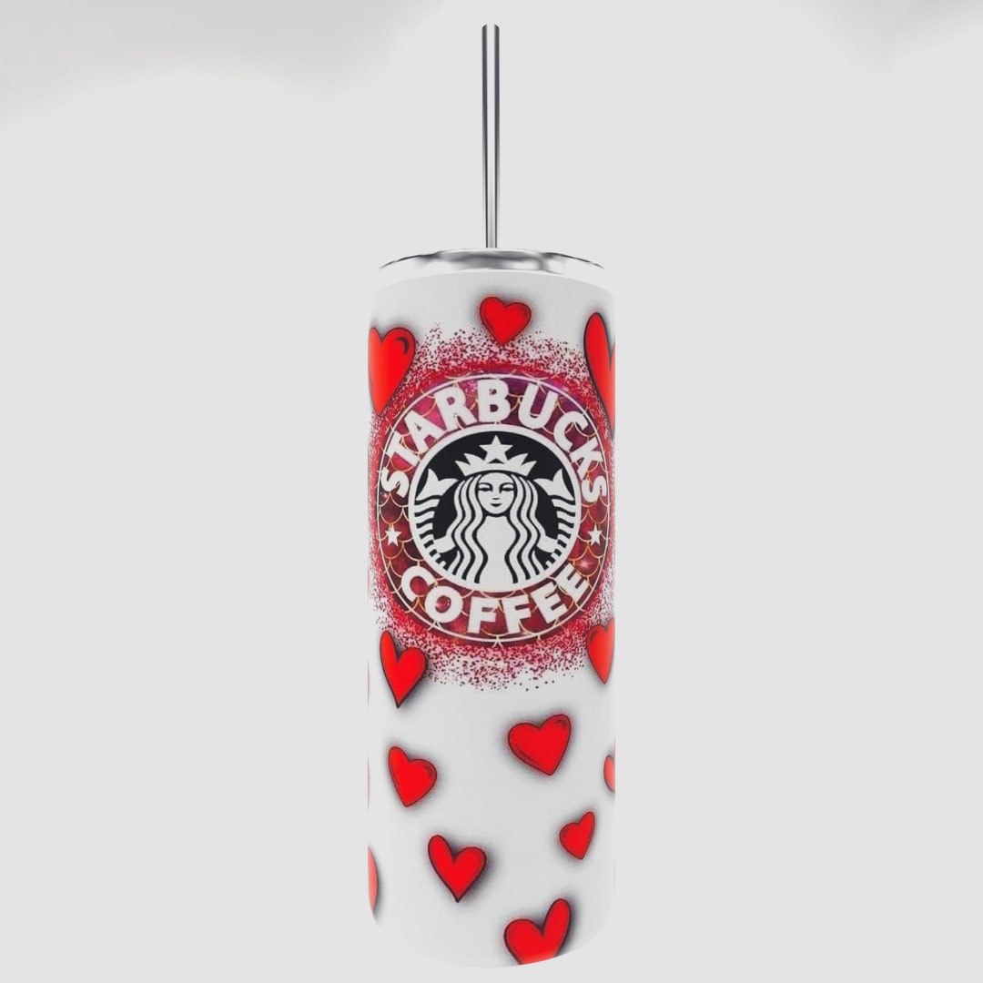 Starbucks Valentine Tumblers Starbucks 20 Oz Tumbler Etsy