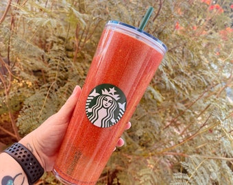 halloween snowglobe tumbler, starbucks snowglobe tumbler, glitter snowglobe tumbler, halloween tumbler with straw, starbucks glitter tumbler