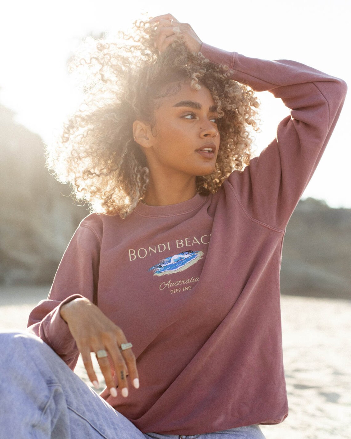 bondi beach crew neck
