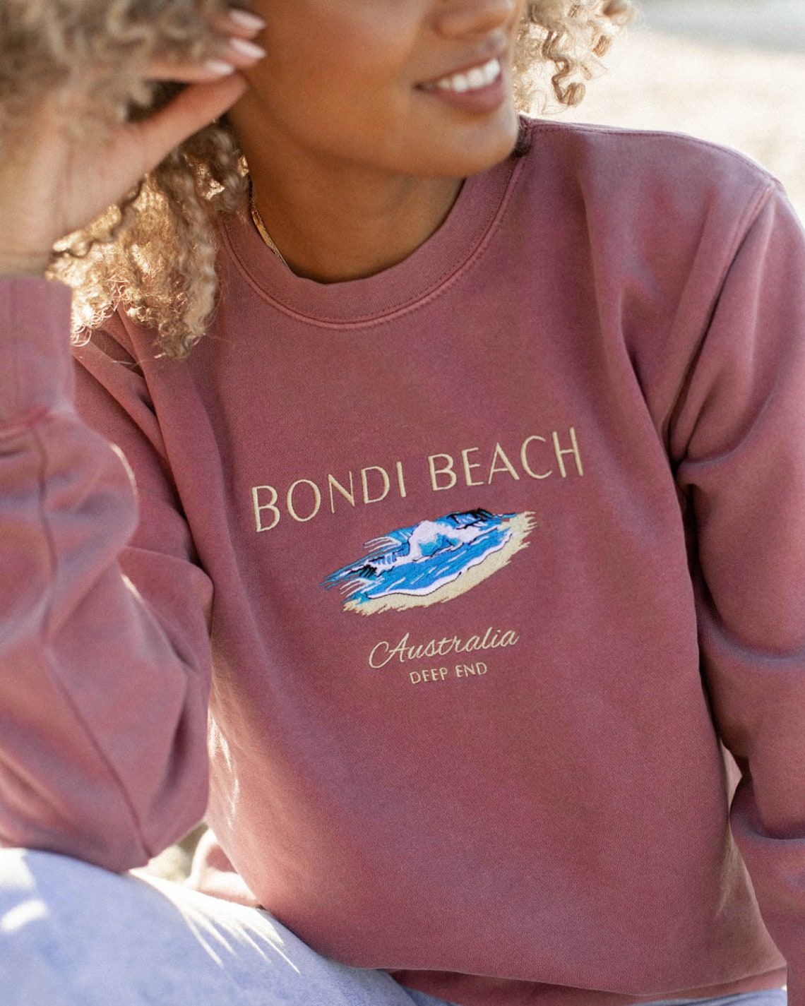 bondi beach crew neck
