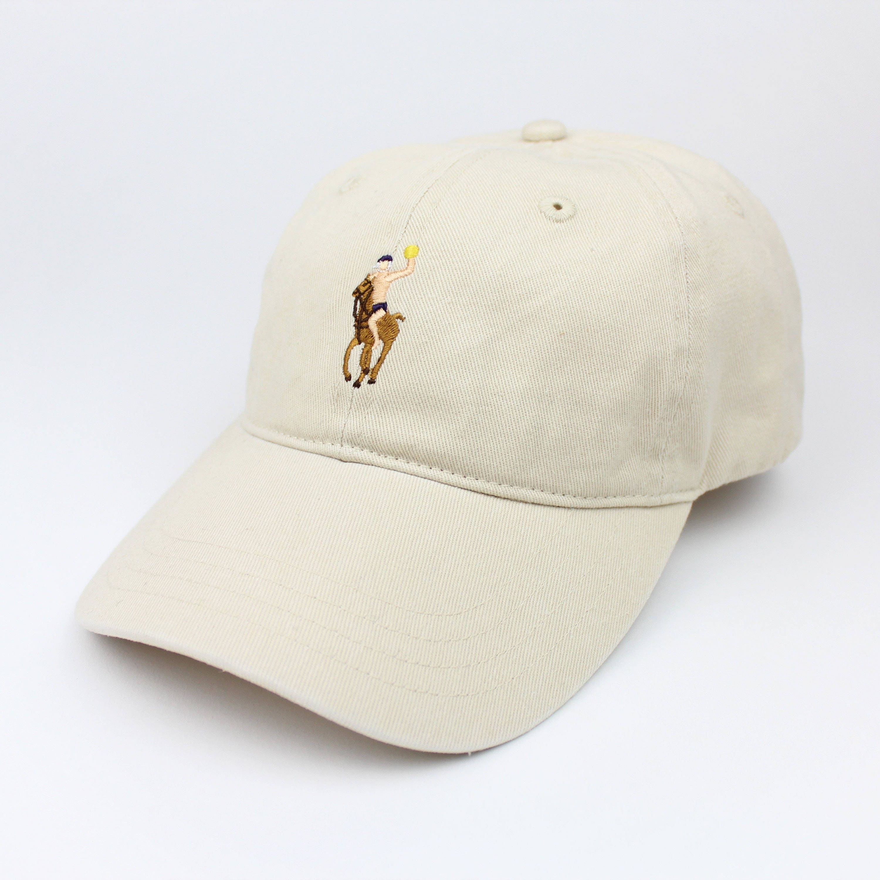 khaki polo hat