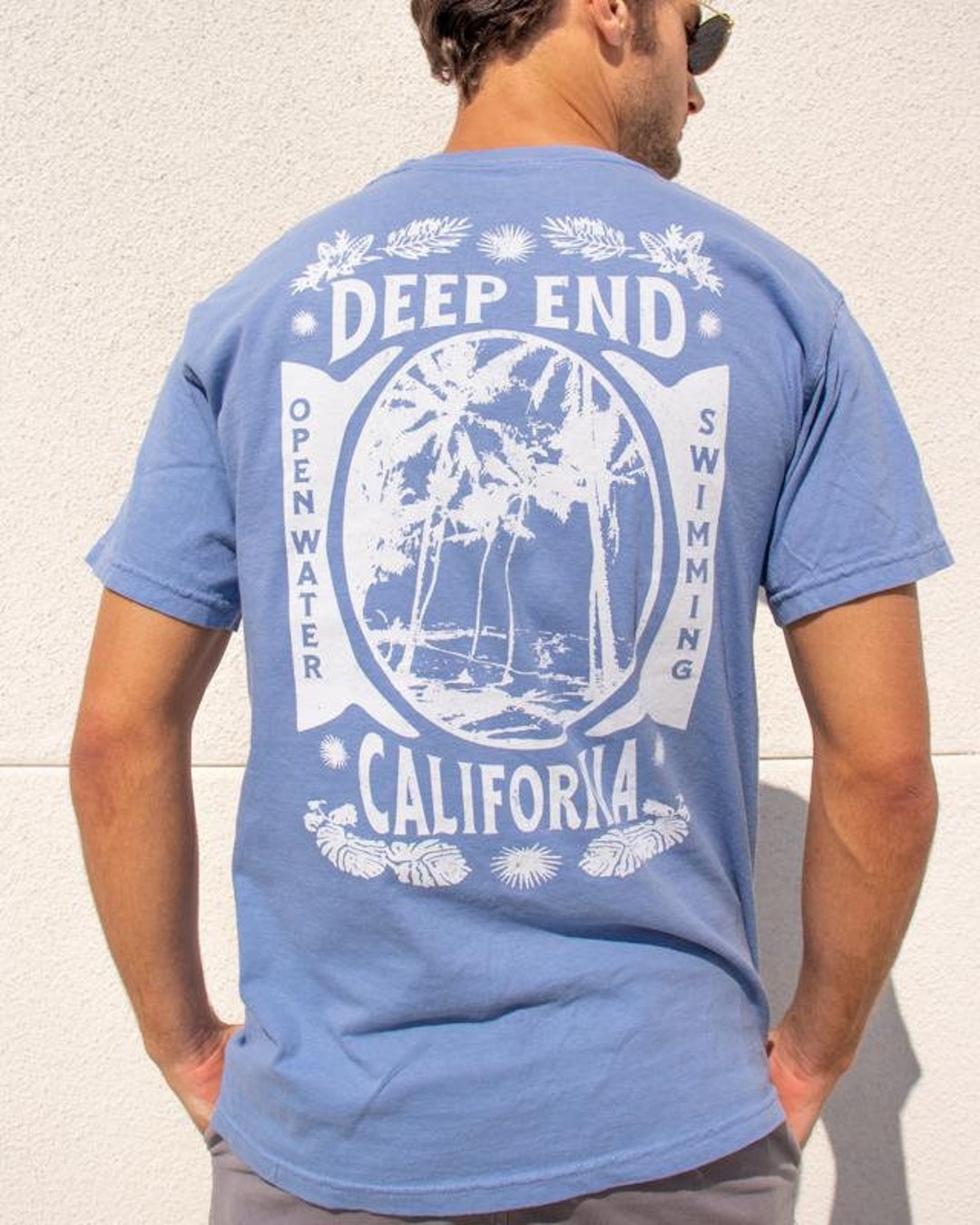 California Open Water Swimming Vintage Tee I Swimming I Water - Etsy