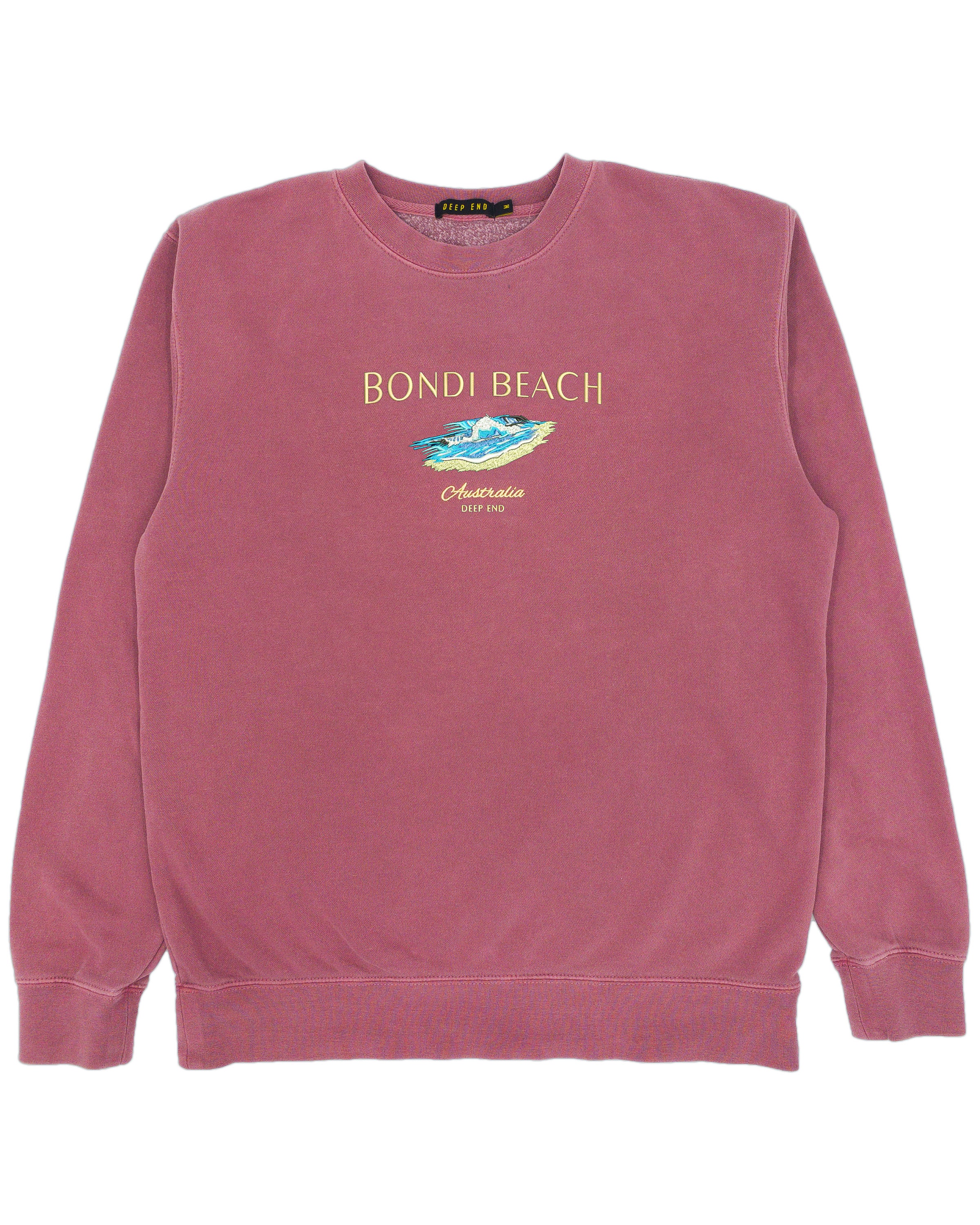 Bondi Beach Vintage Wash Unisex Crew Neck Sweatshirt | Etsy