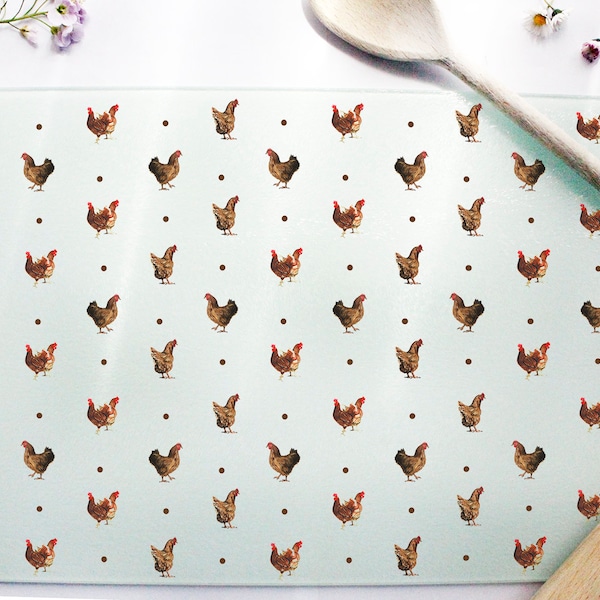 Chicken Worktop Saver, Kitchen Accessories, Hen Chopping Board, Homeware, Housewarming Gift