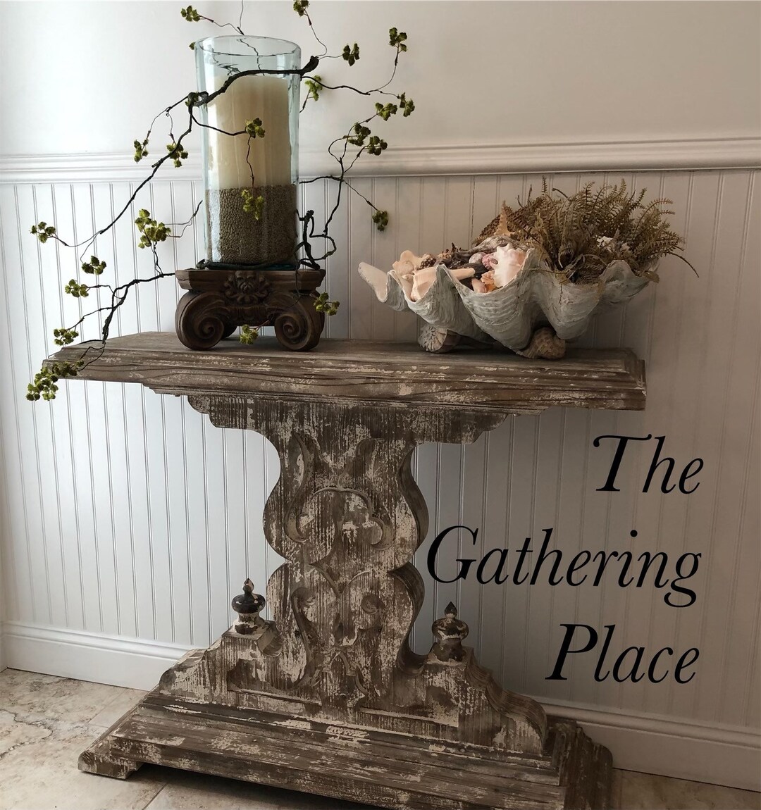 Vintage Style Console Table Etsy