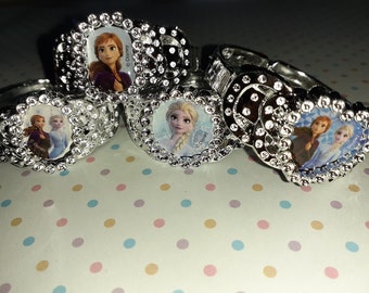 Frozen 2 Prinzessin - Armbänder -Spielzeug Geburtstagspreise Pinata Loot Party Girls Elsa Anna Manschetten