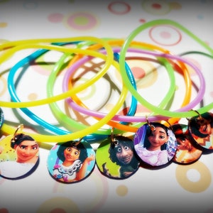 Encanto - 6 Jelly Bracelets- U pick- Party Favors, Prizes, Supplies, Girls, Pinata toys