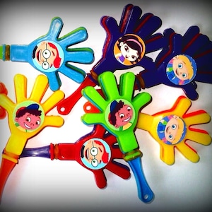 Einsteins  -8 Mini Hand Clappers-  Party Favors Toys Gifts Watch Pinata Loot Grab Bag