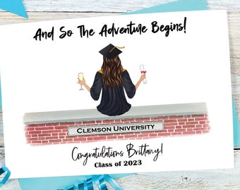 Graduation 2024 Custom Card | Personalized Graduation Card | Greeting Card | Congrats | Congratulations Grad | Class of 2024 Card