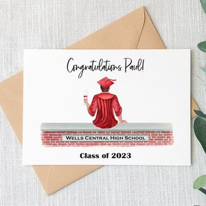 Graduation 2024 Custom Card | Personalized Graduation Card | Greeting Card | Congrats | Congratulations Grad | Class of 2024 Card