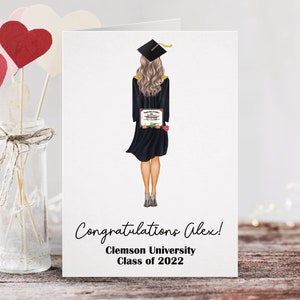 Graduation 2024 Custom Card | Personalized Graduation Card | Greeting Card | Congrats | Congratulations Grad | Class of 2024 Card