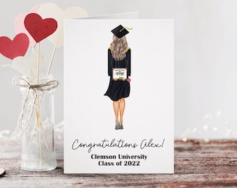 Graduation 2024 Custom Card | Personalized Graduation Card | Greeting Card | Congrats | Congratulations Grad | Class of 2024 Card