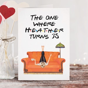 Best Friends or Sister Birthday Personalized Greeting Card | Birthday Card for BFF | Birthday Card - for Bestie gift Wedding