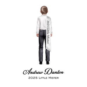 Personalized Pageant Little Mister DIGITAL Portrait of One Single boy, Pageant Illustration | Custom Pageant Gift | Boys Pageant