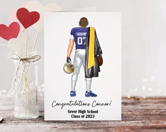 Personalized High School Graduation Card College Acceptance - Etsy